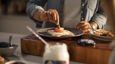 Breakfast puck
