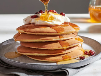 Pancake with Puck Labneh