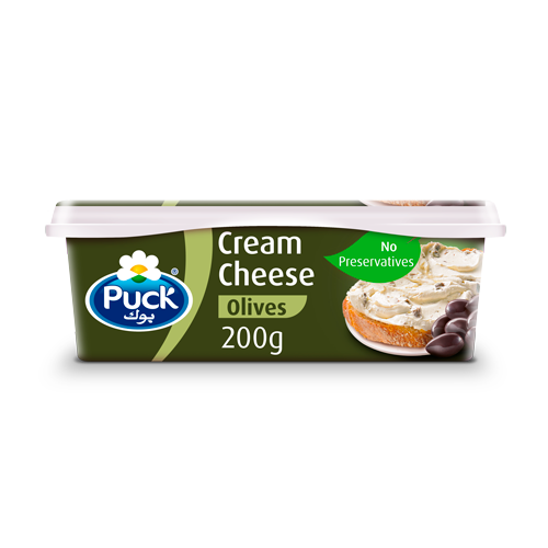 Natural Cream Cheese with Olives