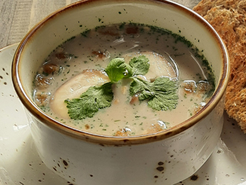 شوربة كريمة الفطر