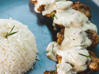 Creamy Rosemary Mushroom Chicken
